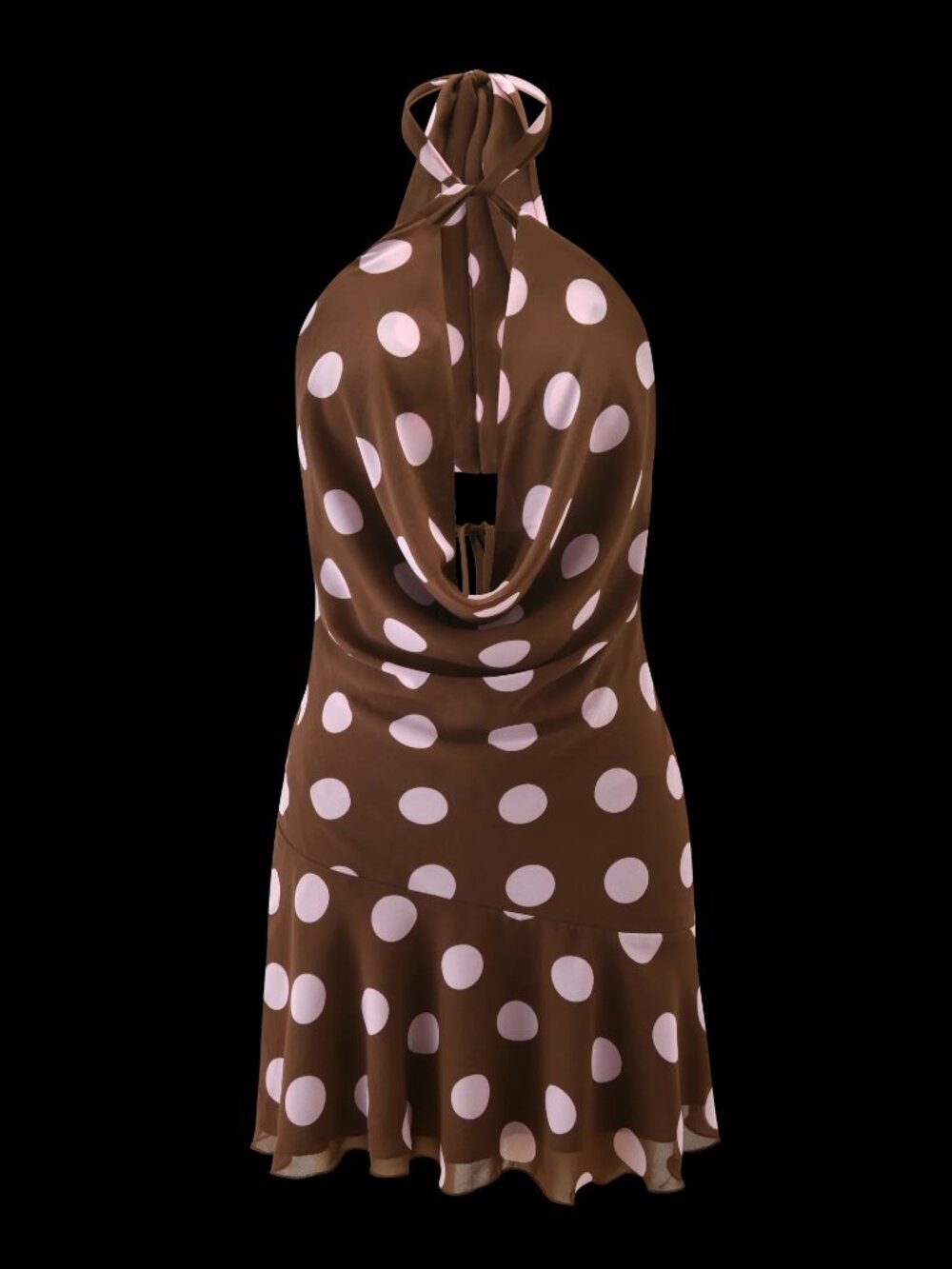 Tiger Mist | NWT | ZYLA MINI PINK AND BROWN DRESS | Size Small - Picture 3 of 5